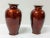 Red 20th Century Japanese Red Ginbari Cloisonne Vases With Flowering Trees by Yamamoto For Sale - Image 8 of 12