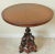 Wood Antique Cherub Putti Figural Carved Mahogany Wood Pedestal Accent Table For Sale - Image 7 of 11