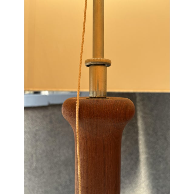 Mid-Century Scandinavian Floor Teak Lamp, 1960s For Sale - Image 4 of 6
