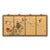 The Poetry of Spring – Vintage Chinese Four-Panel Folding Screen, Hong Kong, Circa 1960s For Sale