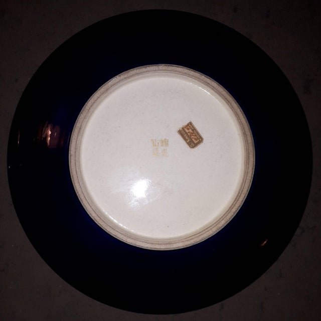 Ceramic Meiji Satsuma Earthenware Dishes, Japan, 1890s, Set of 2 For Sale - Image 7 of 9