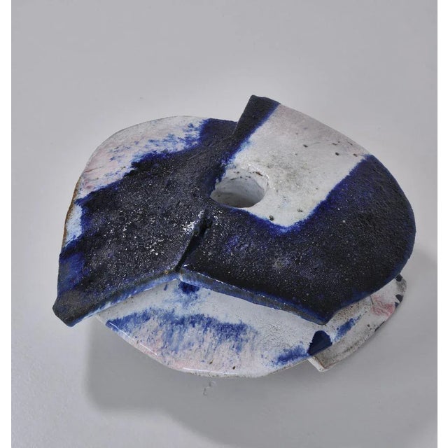 Danish Modern Stoneware Abstract Sculpture by Ole Bjørn Krüger, 1960s For Sale - Image 3 of 11