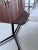 Maroon Glass Plate Dining Table, 1950s For Sale - Image 10 of 18