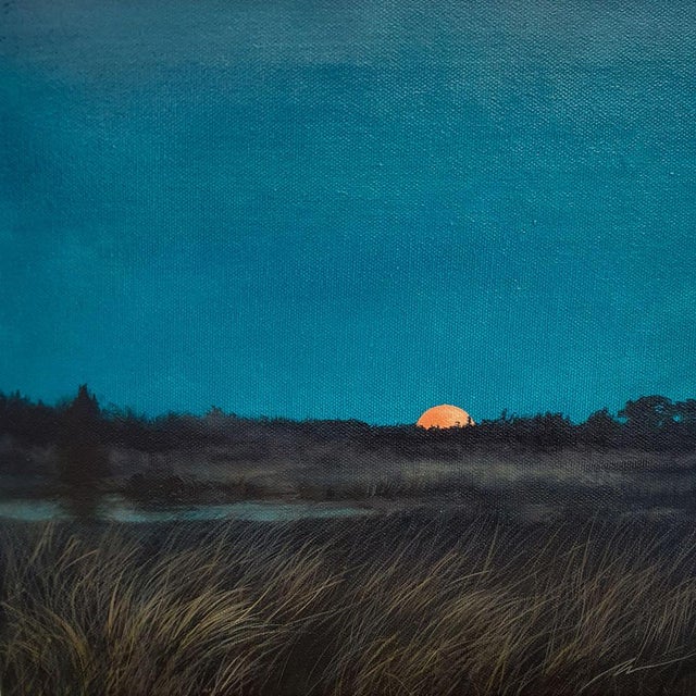 Maija Muizniece, The Evening Wakes Up, Oil on Canvas, 2024 For Sale - Image 4 of 4
