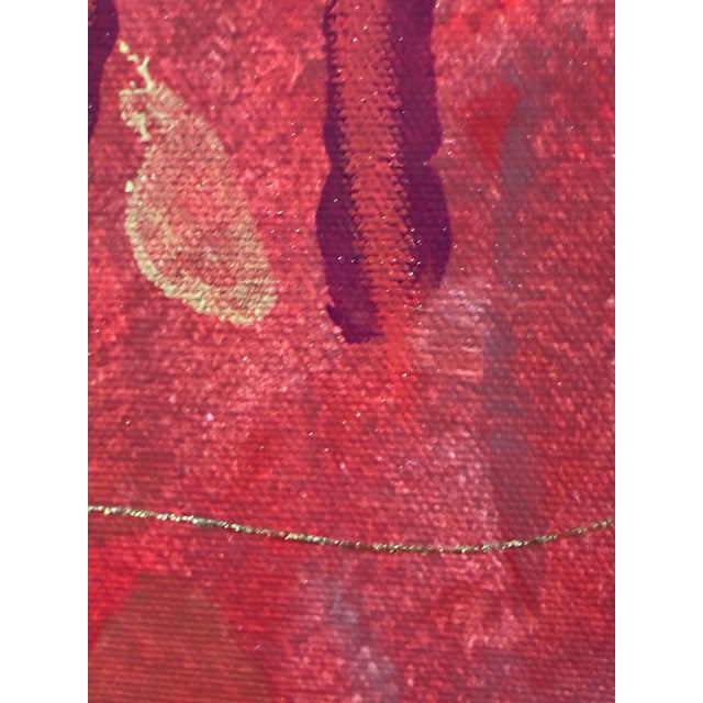 Early 21st Century Michelle Tsosie Sisneros Original Painting Large 48x36 Signed Southwestern Art For Sale - Image 5 of 18