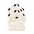 Vintage die paperweight or figurine, crafted from natural alabaster stone. It depicts two stacked books topped with a...