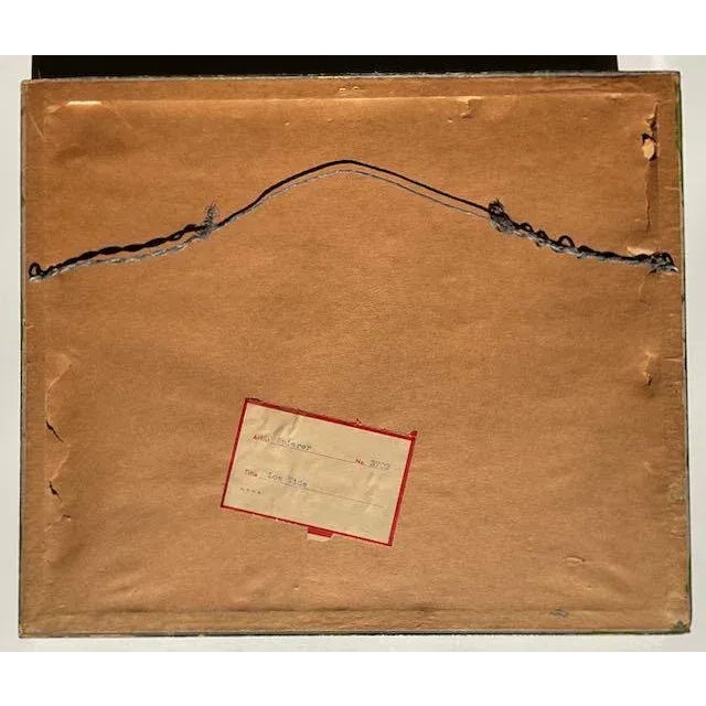 Printmaking Materials Vintage William McK. Spierer Two Mid-Mod Signed Watercolor Lithographs For Sale - Image 7 of 7