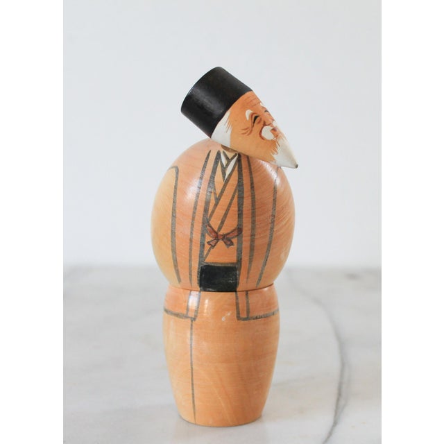 Vintage Kokeshi Dolls Couple - A Pair For Sale - Image 9 of 11