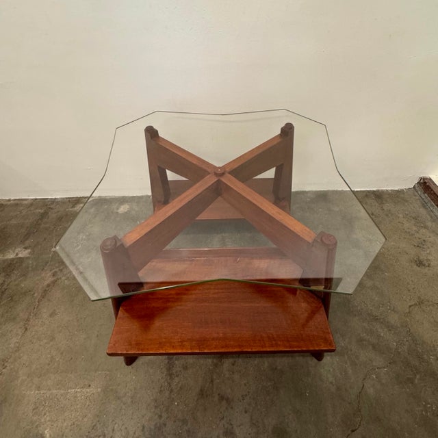Vintage Asymmetric Coffee Table, 1950s For Sale - Image 6 of 8