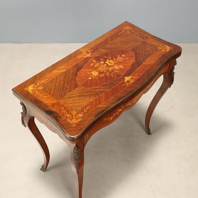 Indian Rosewood and Mahogany Game Table For Sale - Image 10 of 13