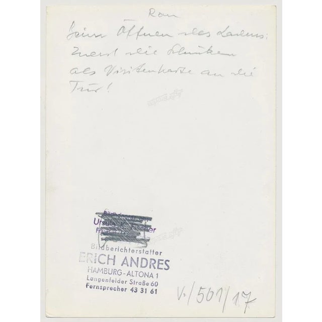 Rome, 1950s, Black and White Photograph For Sale - Image 4 of 5