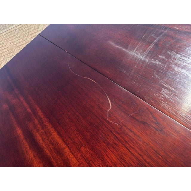 Chippendale Style Edwardian Extendable Dining Table For Sale - Image 11 of 18