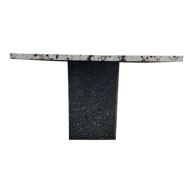 Vintage Granite Dining Table. For Sale