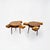 Mid-Century Modern Italian Round Side Tables with Radial Drawers, 1950s, Set of 2 For Sale - Image 3 of 17