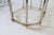 Vintage Hollywood Regency Style Brass and Chrome End Tables - A Pair For Sale - Image 10 of 13