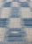 Modern Kilim Tribal Rug With Abstract Geometric Design in Soft Blues 6'4 X 9'5 For Sale - Image 4 of 11