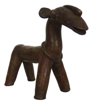 Duru Vere Genie Statue, Gongola, 19th Century