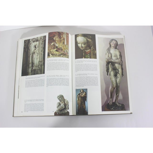 1968 the History of World Sculpture by Germain Bazin Hard Cover Coffee Table Book With Taupe Linen Cover and Gold Lettering For Sale - Image 11 of 12