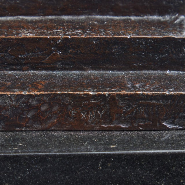 Bronze Bronze Sculpture After Giacometti For Sale - Image 8 of 9