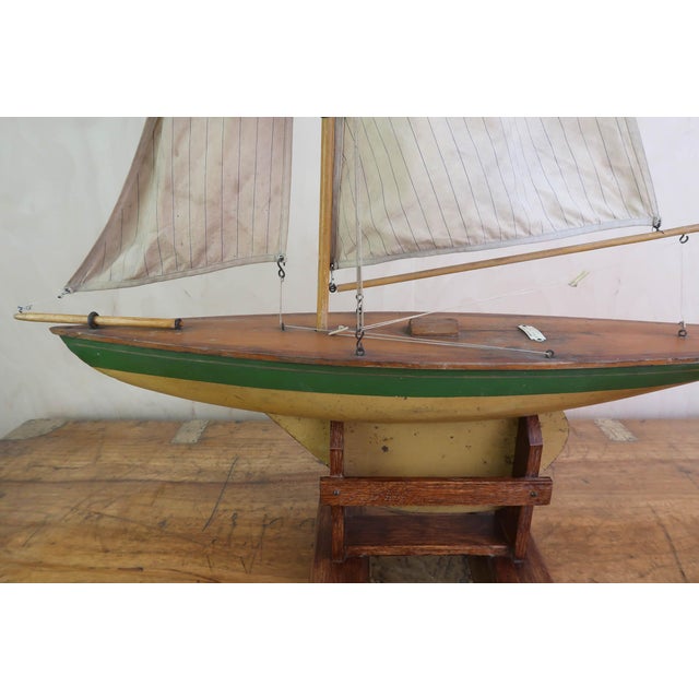 Vintage Iona Pond Fame Yacht, 1930s For Sale - Image 4 of 8