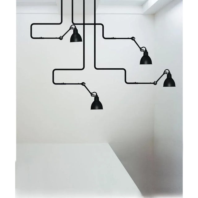 Not Yet Made - Made To Order Black and Copper Lampe Gras N° 312 Ceiling Lamp by Bernard-Albin Gras For Sale - Image 5 of 8