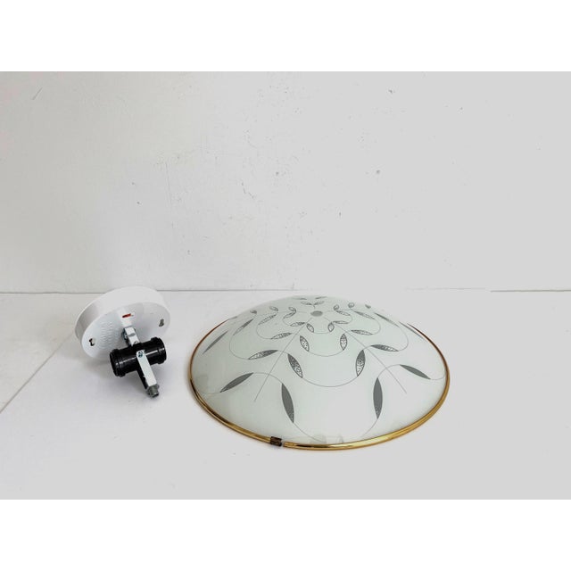 Modern Floral Flush Light, C1970 For Sale - Image 10 of 10