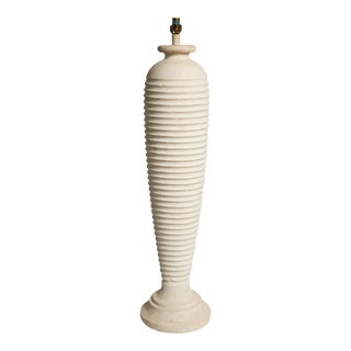 Vintage Plaster Sculptural Floor Lamp For Sale