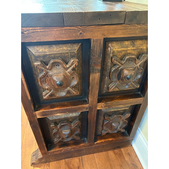 1940s Credenza/Buffet, Vintage Spanish Colonial For Sale In Chicago - Image 6 of 6