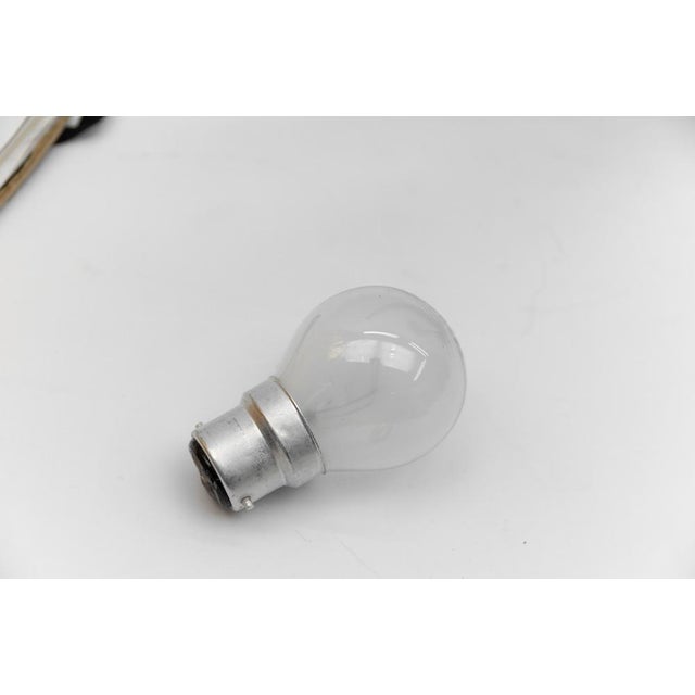 Large French Hand-Forged Iron and Glass Wall Lamp, 1960s For Sale - Image 16 of 17