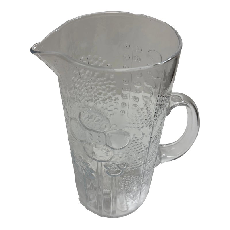 Vintage Iittala Finland 'flora' Glass Pitcher