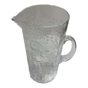 Vintage Iittala Finland 'Flora' Glass Pitcher