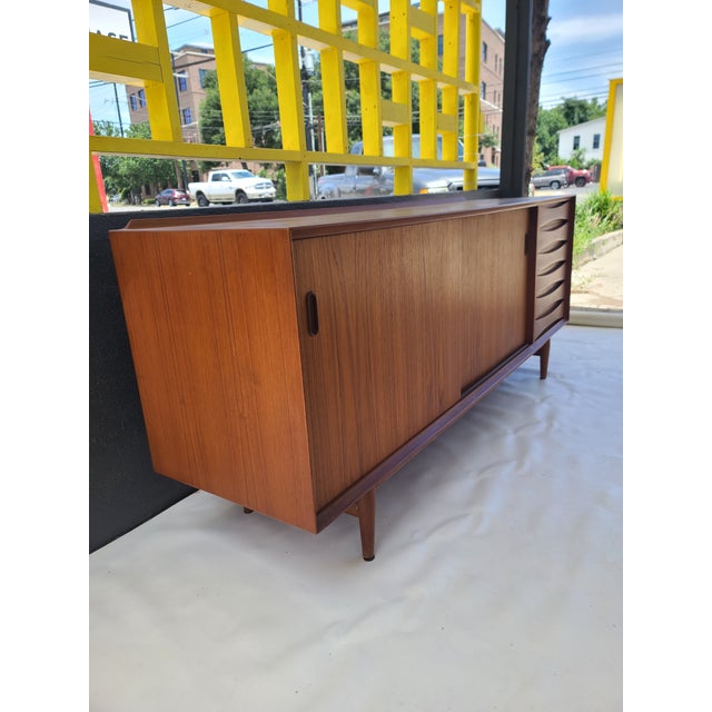 Mid-Century Modern Arne Vodder Sibast Teak Sideboard For Sale - Image 3 of 13