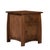 Mission Mission White Oak 1 Drawer 1 Door Inlay End Table - Walnut Stain For Sale - Image 3 of 10