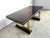 Metal Vintage Lacquer and Brass Dining Table, 1970s For Sale - Image 7 of 12