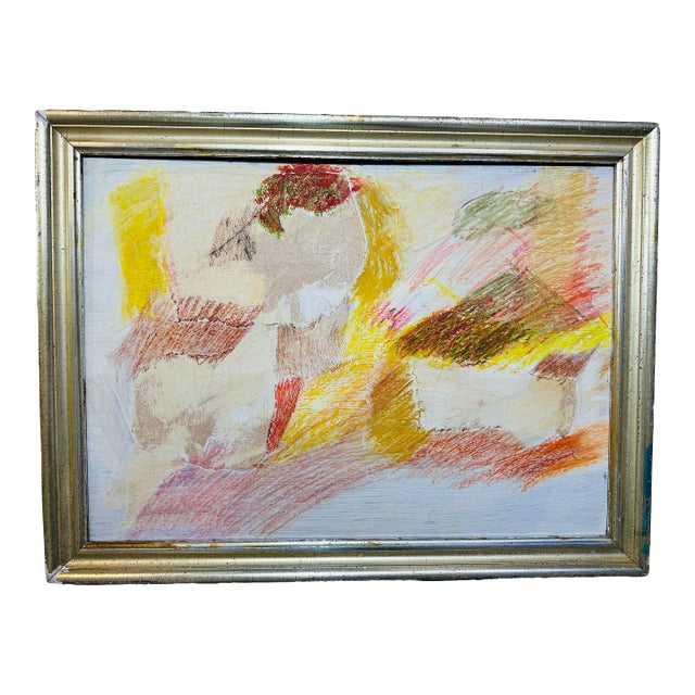 Midcentury Modern Abstract Painting For Sale