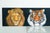 A contemporary fantasy sci-fi acrylic oil painting on panel titled “Lion, Tigers, Bears, and Oh My Bot” by Lauren Briere....