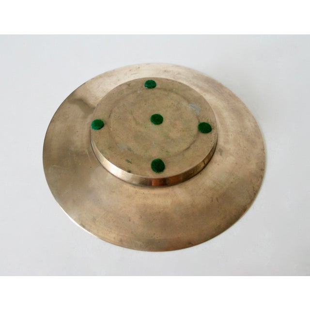 Mid-Century Brass Round Zodiac Ashtray, Catchall Dish - Pair For Sale - Image 11 of 14