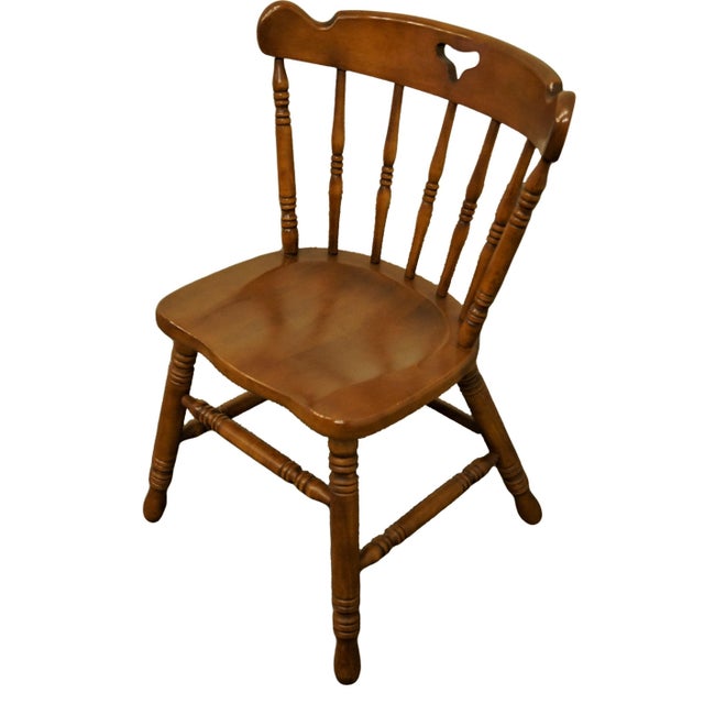 Mid 20th Century Vintage Tell City Maple Colonial Style Dining Chairs