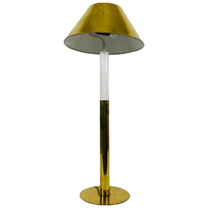 Mid-Century German Solid Brass Table Lamp from United Workshop, 1960s