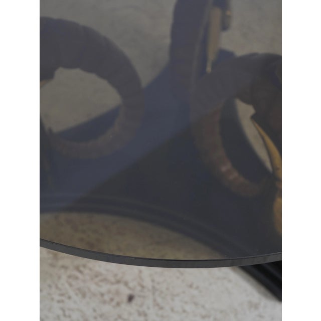 Hollywood Regency Vintage Hollywood Regency Modern Design Coffee Table For Sale - Image 3 of 7