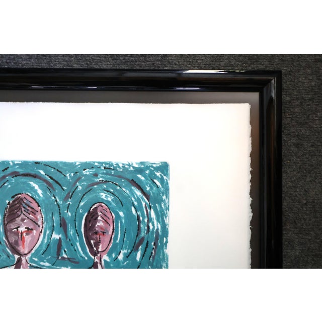 Brown David Hostetler Signed & Numbered "Asherah Grove" Lithograph, 1995, Edition 1/6 For Sale - Image 8 of 10
