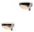 Chrome Wall Sconces attributed to Max Ingrand for Fontana Arte, Italy, 1963, Set of 2 For Sale