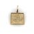 1990s 1990s 14k Gold Egyptian Revival Hieroglyph Square Ingot Charm or Pendant For Sale - Image 5 of 8