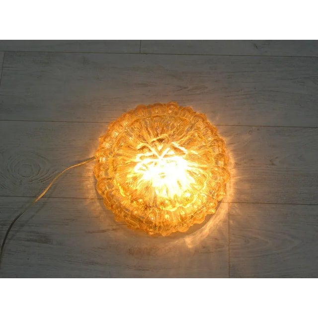 Industrial Corner Lamp in Glass, 1960s For Sale - Image 4 of 9