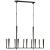 Thomas O'Brien for Visual Comfort Signature Galahad Large Linear Chandelier in Bronze For Sale