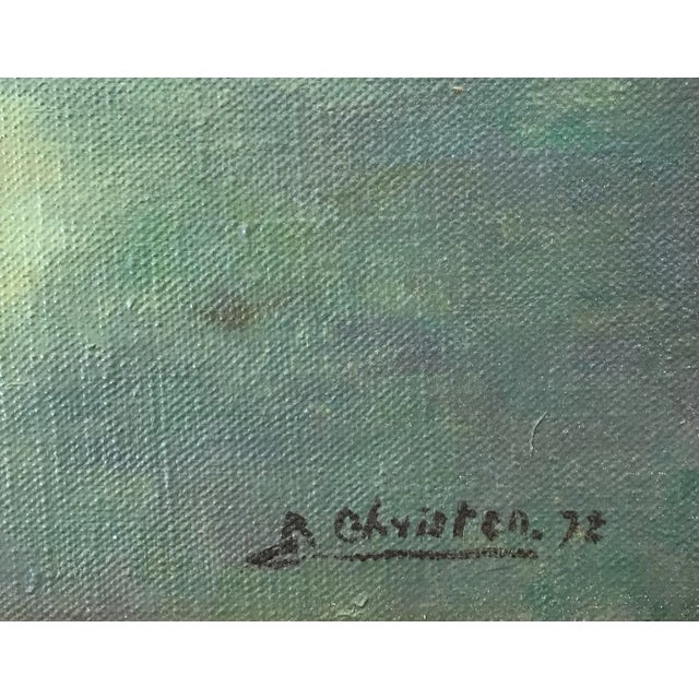 Ernest Albert Christen, Début d'automne, 1972, Oil on Canvas, Framed For Sale - Image 3 of 7