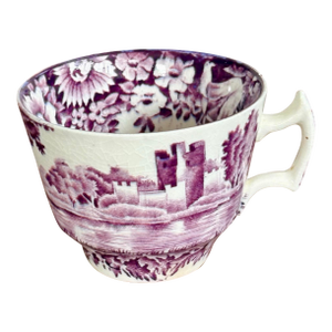 Vintage Enoch Woods “Castles” Demitasse Cup in Purple