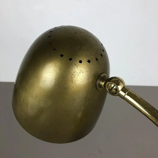 Brass Metal Table Light, Germany For Sale - Image 11 of 18