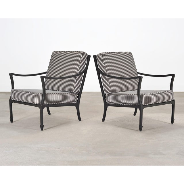 2000 - 2009 Pair of McKinnon and Harris Beaufort Aluminum Club Chairs For Sale - Image 5 of 18