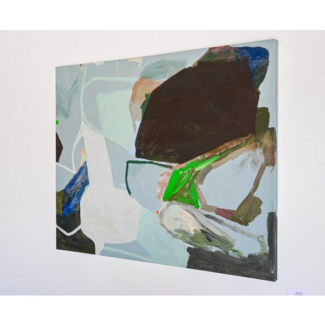 This large painting features Allisons classic texture and abstract composition. Earthy tones paired with pops of neon make...